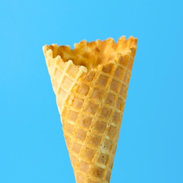 an ice cream cone